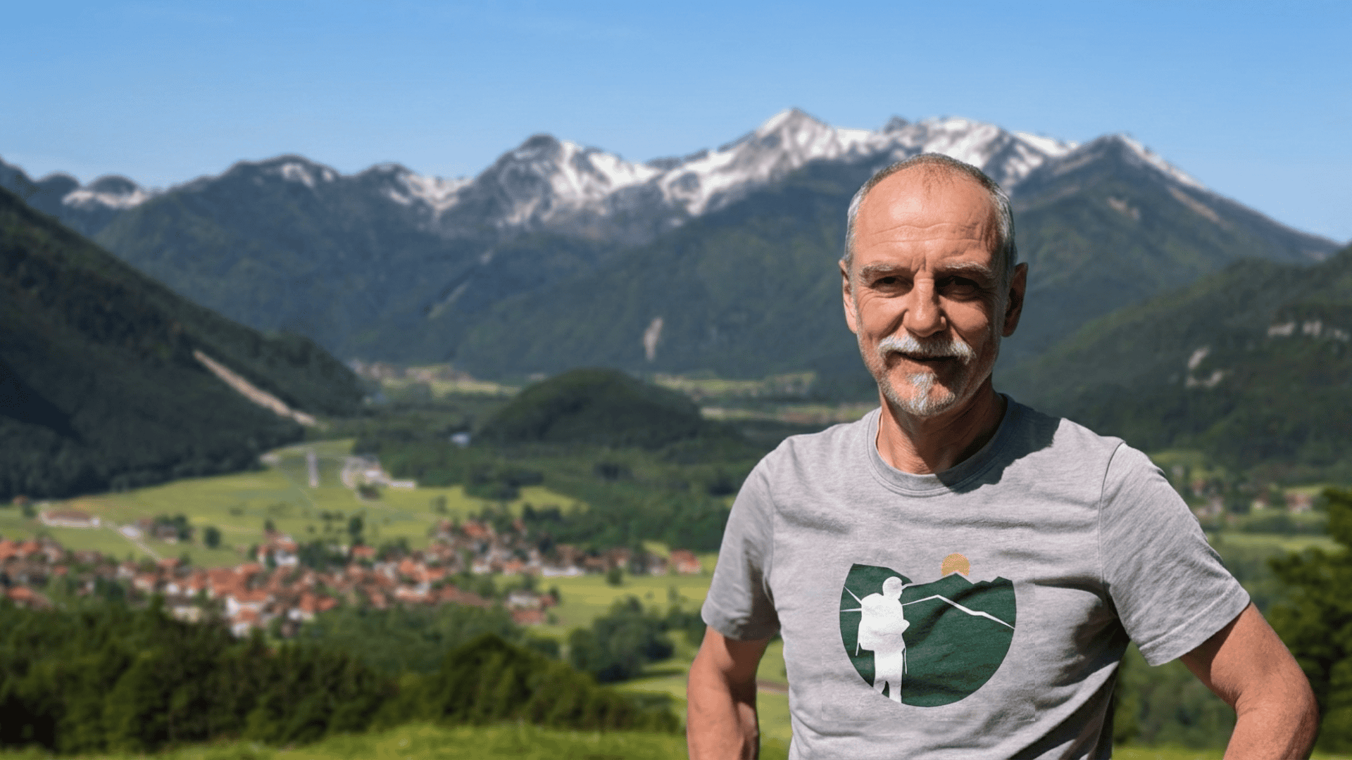 Sepp Auer in den Bergen